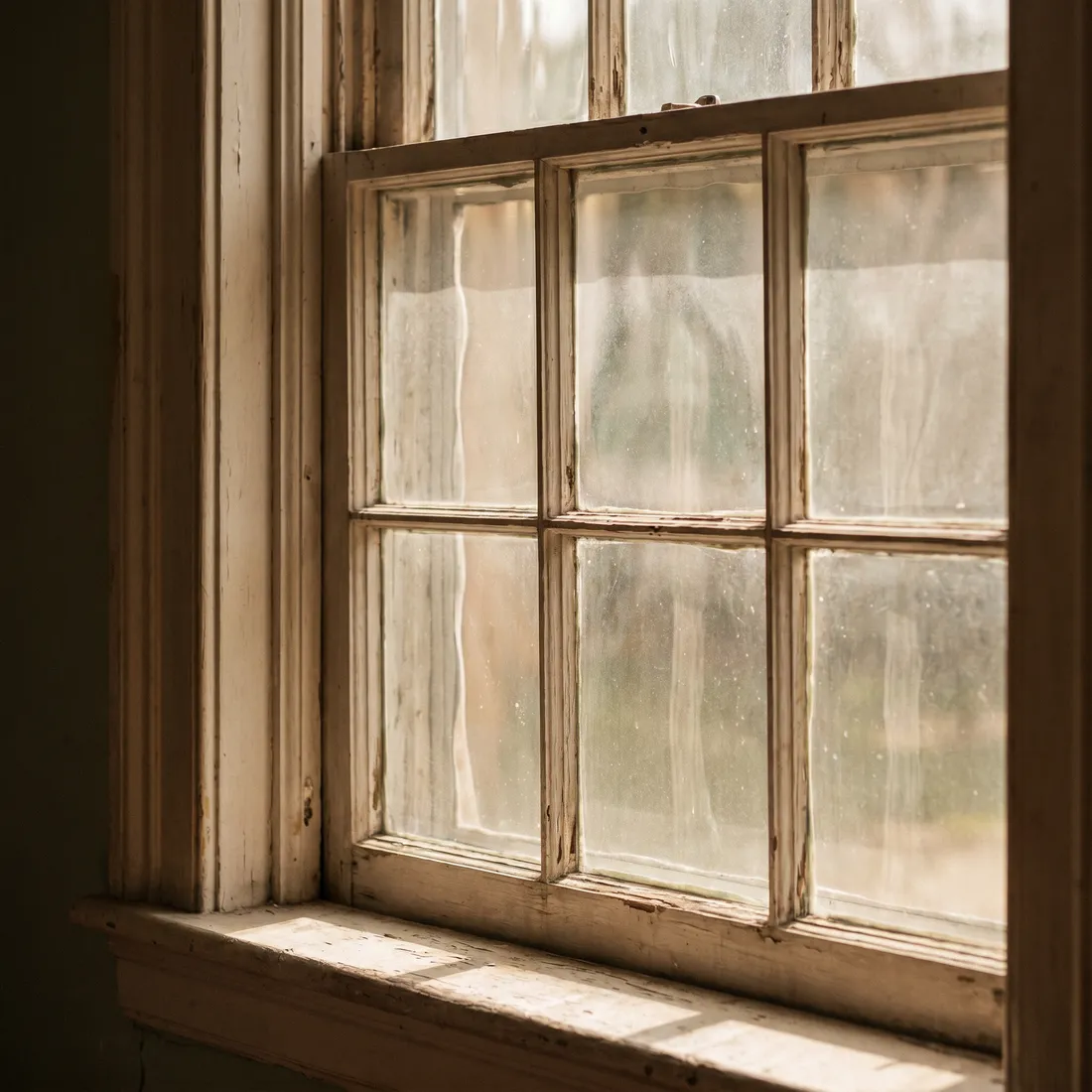 Period timber sash window