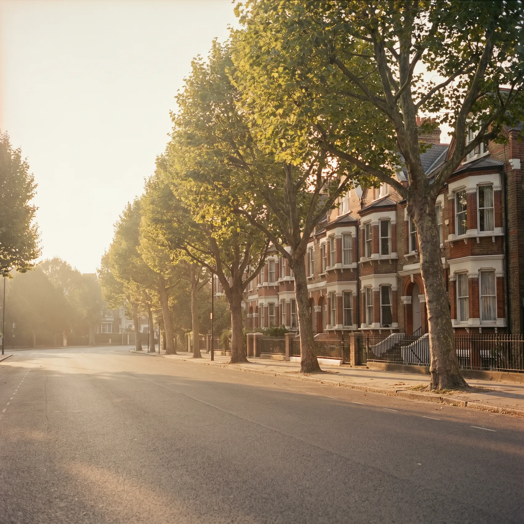 A tree-lined period residential street in the London Borough of Ealing
